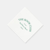 Wiederholung des Buchklub-Wappen Serviette (Ecke)