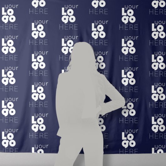 Wiederholung des Fotos für Navy-Booth-Backdrop für Wandteppich