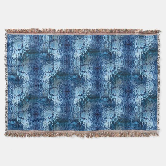 Wiederholung des gebogenen, blauen Hammerglas Decke (Vorderseite)