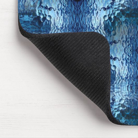 Wiederholung des gebogenen, blauen Hammerglas Mousepad (Ecke)