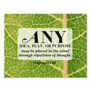 Wiederholung des Gedankens Fotodruck