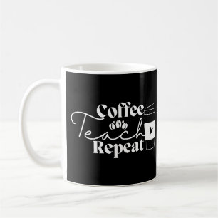 Wiederholung des Kaffeetablaufs Kaffeetasse