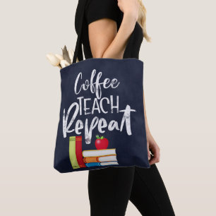 Wiederholung des Kaffeetablaufs Tasche