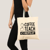 Wiederholung des Kaffeetablaufs Tragetasche (Vorderseite (Produkt))