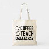 Wiederholung des Kaffeetablaufs Tragetasche (Rückseite)