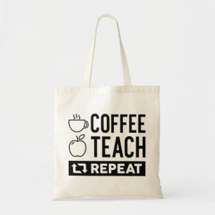 Wiederholung des Kaffeetablaufs Tragetasche