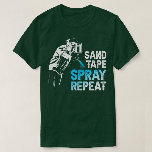 Wiederholung des Sandbandsprays T-Shirt (Design vorne)