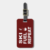 Wiederholung des Skibrennens Gepäckanhänger (Vorderseite vertikal)