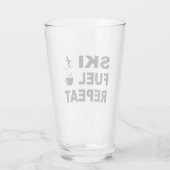 Wiederholung des Skibrennens Glas (Rückseite)