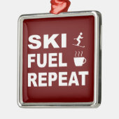 Wiederholung des Skibrennens Ornament Aus Metall (Links)