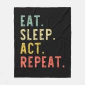Wiederholung des Sleep Act Fleecedecke (Vorderseite)