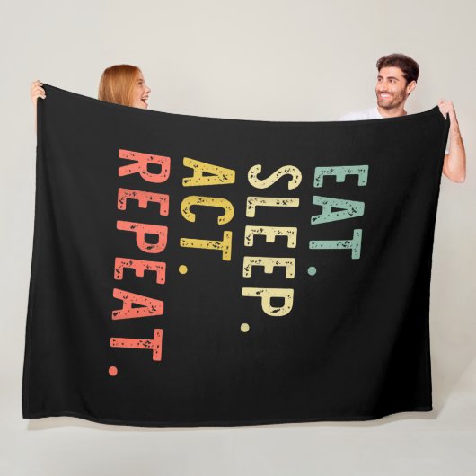 Wiederholung des Sleep Act Fleecedecke (Beispiel)