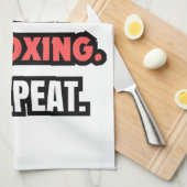 Wiederholung des Sleep Boxing Geschirrtuch (Viertel Falte)