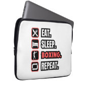 Wiederholung des Sleep Boxing Laptopschutzhülle (Vorne Rechts)