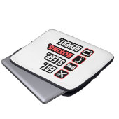 Wiederholung des Sleep Boxing Laptopschutzhülle (Vorne Knopf)