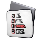 Wiederholung des Sleep Boxing Laptopschutzhülle (Vorderseite Links)