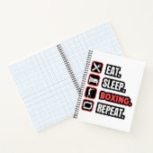 Wiederholung des Sleep Boxing Notizblock (Innenseite)
