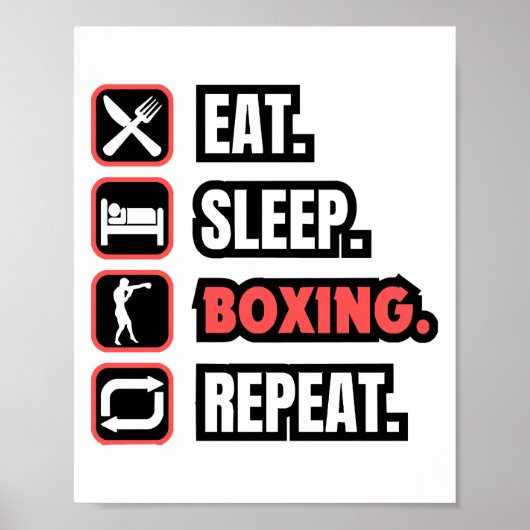 Wiederholung des Sleep Boxing Poster (Vorne)