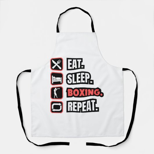Wiederholung des Sleep Boxing Schürze (Vorderseite)