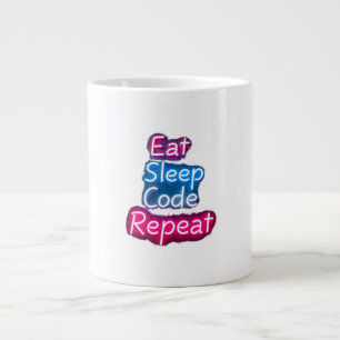 Wiederholung des Sleep-Codes Jumbo-Tasse
