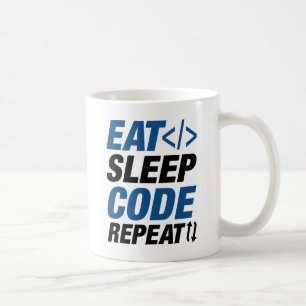 Wiederholung des Sleep-Codes Kaffeetasse