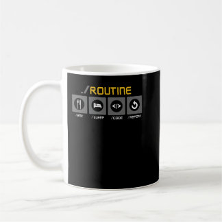 Wiederholung des Sleep-Codes Kaffeetasse