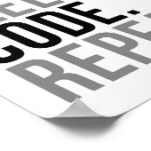 Wiederholung des Sleep-Codes Poster (Ecke)