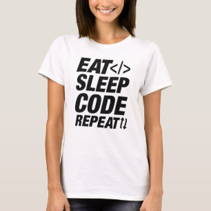 Wiederholung des Sleep-Codes T-Shirt
