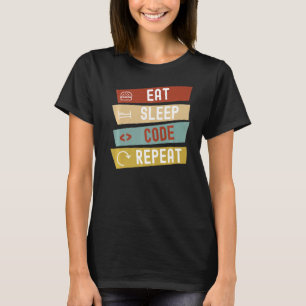 Wiederholung des Sleep-Codes T-Shirt