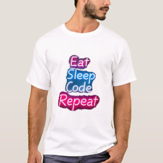 Wiederholung des Sleep-Codes T-Shirt