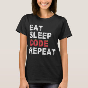 Wiederholung des Sleep-Codes T-Shirt