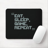 Wiederholung des Sleep Game - Gamer Mouse Pad Mousepad (Mit Mouse)