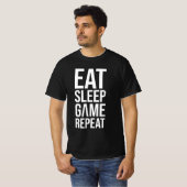 Wiederholung des Sleep Game - White Edition T-Shirt (Vorne ganz)