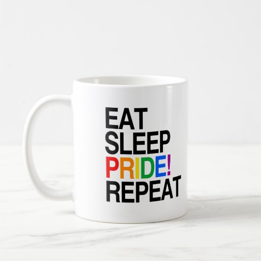 Wiederholung des Sleep Pride Kaffeetasse (Links)