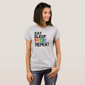 Wiederholung des Sleep Pride T-Shirt (Vorne ganz)