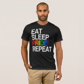 Wiederholung des Sleep Pride T-Shirt (Vorne ganz)