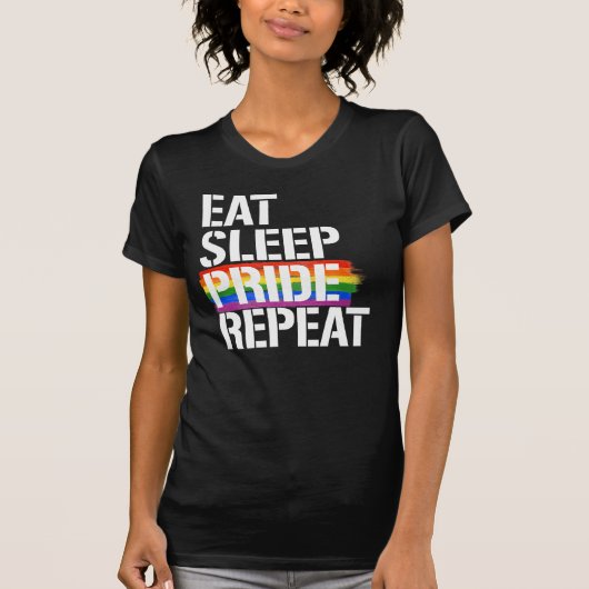 Wiederholung des Sleep Pride T-Shirt (Vorderseite)