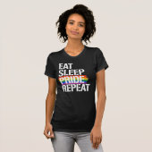 Wiederholung des Sleep Pride T-Shirt (Vorne ganz)