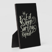 Wiederholung des Sleep Surfens Fotoplatte (Seite)