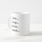 Wiederholung des Sleep-Tanzes Kaffeetasse (Vorderseite Links)
