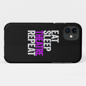 Wiederholung des Sleep Theaters essen Case-Mate iPhone Hülle (Rückseite (Horizontal))