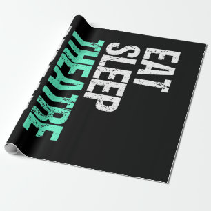 Wiederholung des Sleep Theaters essen Geschenkpapier