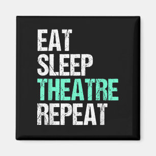 Wiederholung des Sleep Theaters essen Magnet