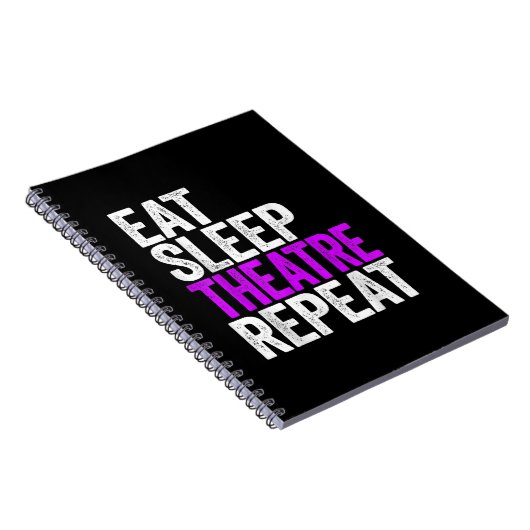 Wiederholung des Sleep Theaters essen Notizblock (Rechte Seite)