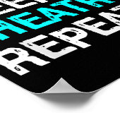 Wiederholung des Sleep Theaters essen Poster (Ecke)