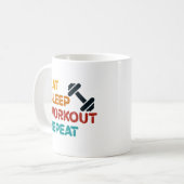 Wiederholung des Sleep Workout Kaffeetasse (Vorderseite Links)