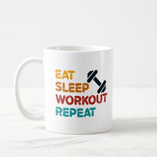 Wiederholung des Sleep Workout Kaffeetasse (Links)