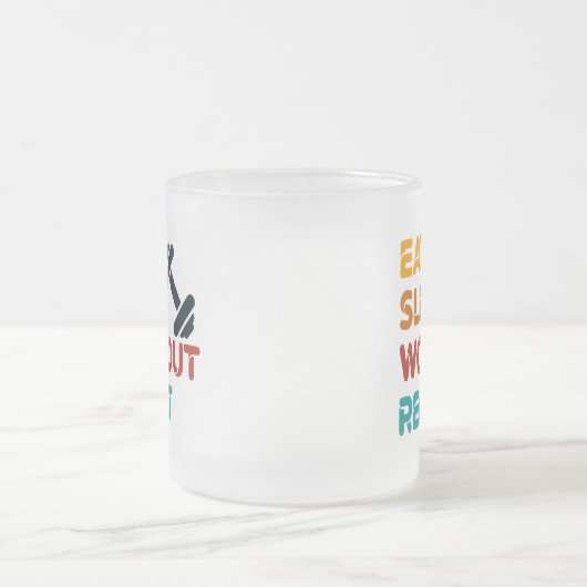 Wiederholung des Sleep Workout Mattglastasse (Mittel)