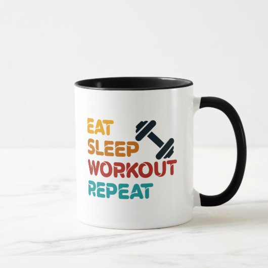 Wiederholung des Sleep Workout Tasse (Rechts)