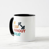 Wiederholung des Sleep Workout Tasse (Vorderseite Links)